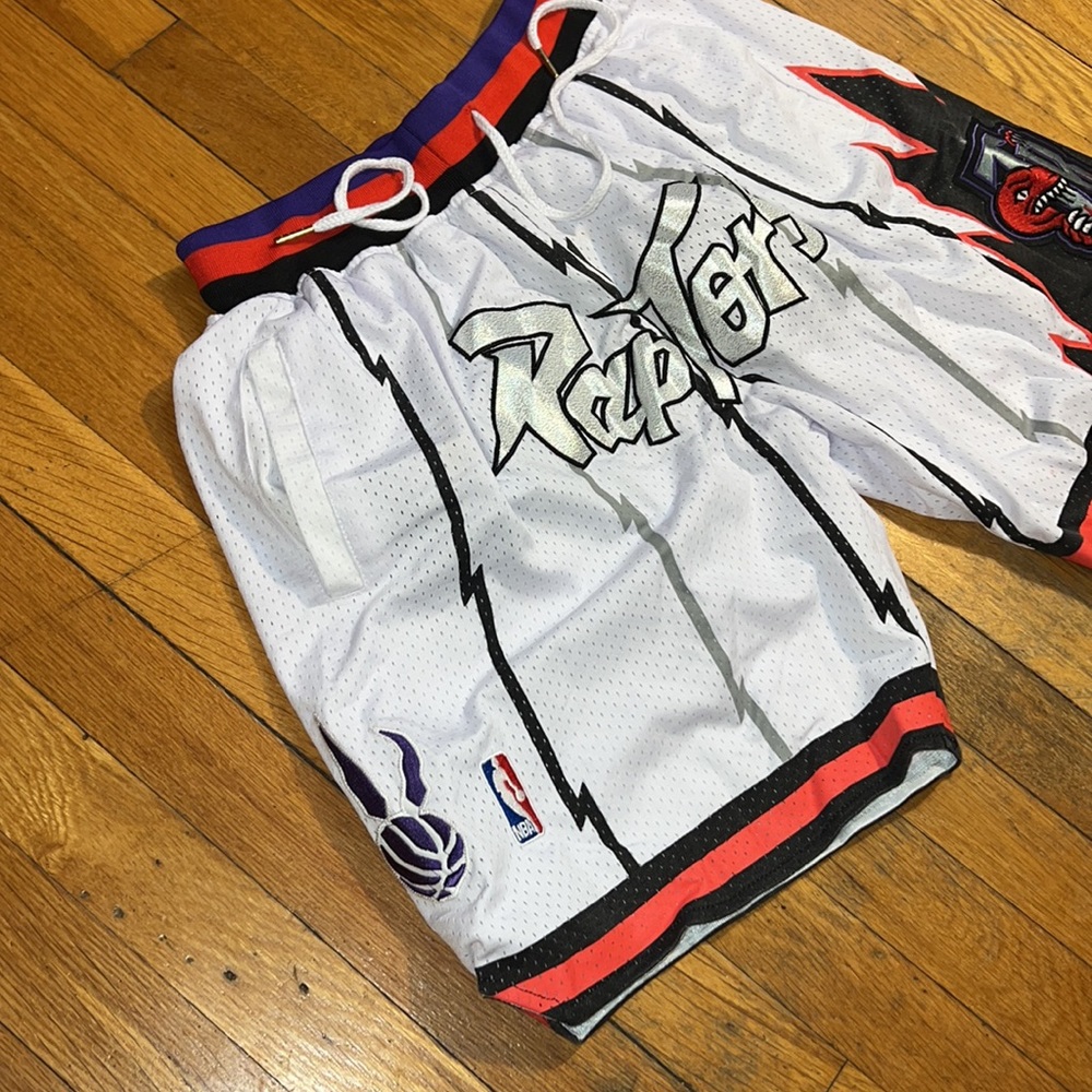 Just Don NBA Toronto Raptors Shorts, size Small - Picture 7 of 9